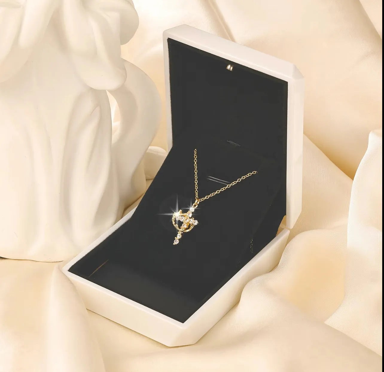 Cross & Crown Necklace